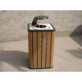 2014 alta Quanlity barato al aire libre ambiente WPC contenedor de basura / basura